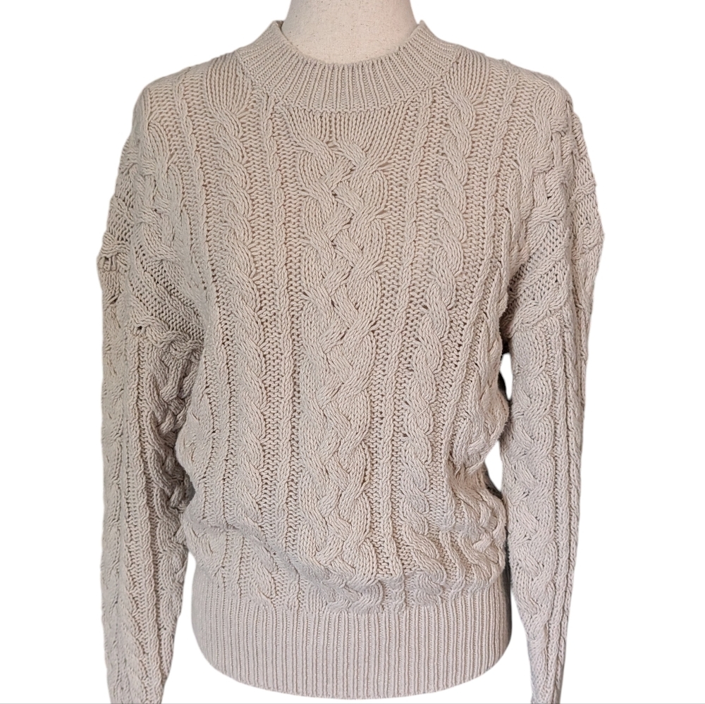 Reformation Sam Oversized Cable Knit Sweater - Picture 8 of 13